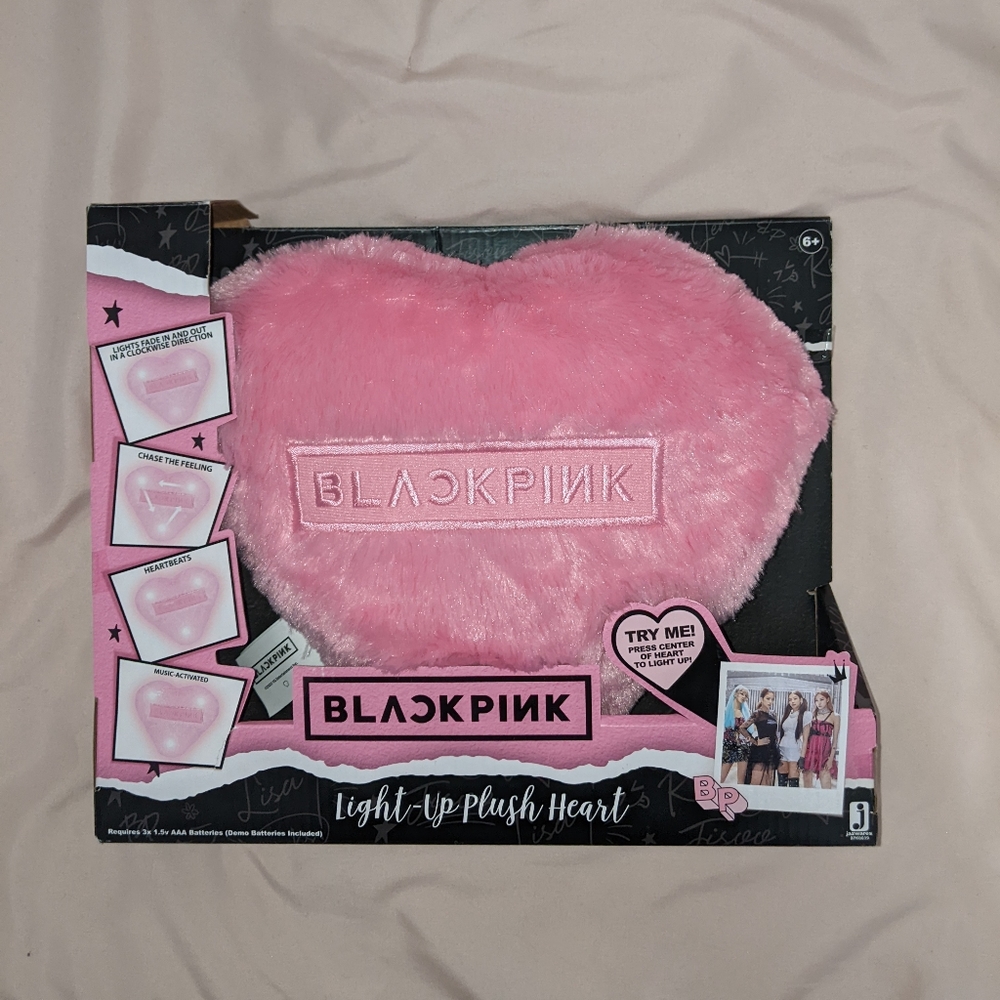 BlackPink Light Up Plush Heart